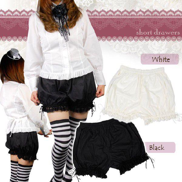 コスプレ衣装　レースのショートドロワーズ