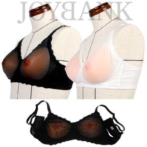 女装 おっぱい 乳房/擬似おっぱい専用メッシュブラジャー/ブラジャー