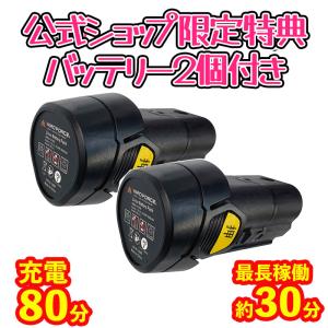 ミニチェーンソー バッテリー2個 収納袋付「1...の詳細画像3