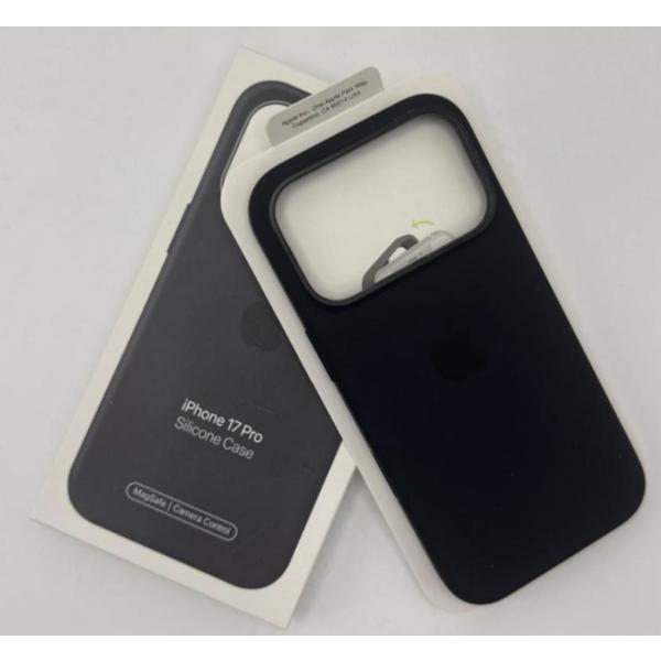 iPhone17pro シリコンケース ブラック MagSafe対応 アップル アイフォン 並行輸入...