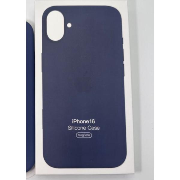 iPhone16 シリコンケース デニム MagSafe対応 アップル アイフォン 並行輸入品 ケー...