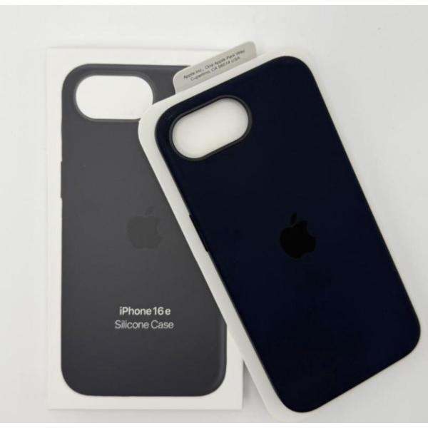 iPhone16E シリコンケース ブラック MagSafe対応 アップル アイフォン 並行輸入品 ...