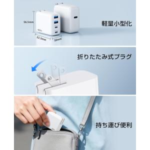 40W 急速充電器 USB-C PD充電器 4...の詳細画像2