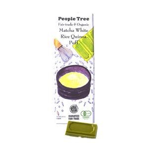 ピープルツリー People Tree PT-MRP フェアトレードチョコレート オーガニック 抹茶ホワイト ライスキノアパフ 45g バレンタインデー プチギフト 義理チョコ