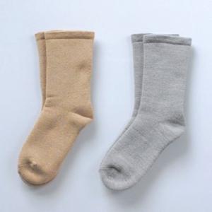 ORGANIC GARDEN 8-8126 オーガニックコットン ゴムなし パイルソックス◆22.5...