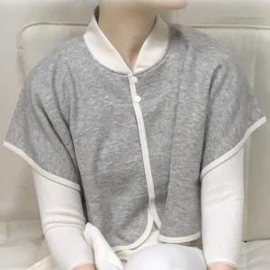 P-20725 オーガニックコットン・ヤク混 肩ウォーマーORGANIC