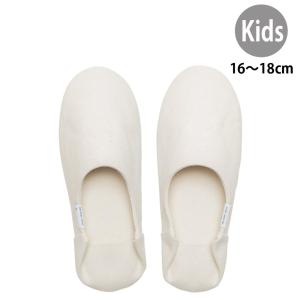 ★20％オフ★送料無料 バブーシュ・帆布 Natural ナチュラル キッズサイズ 16-18cm ABE HOME SHOES スリッパ ルームシューズ 室内履き 子ども用 綿 洗える