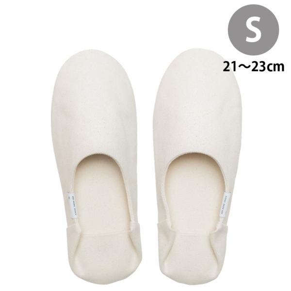 バブーシュ・帆布 Natural ナチュラル Sサイズ 21-23cm ABE HOME SHOES...