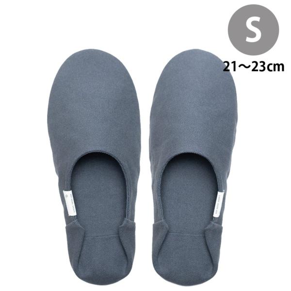 バブーシュ・帆布 Slate Gray スレートグレー Sサイズ 21-23cm ABE HOME ...