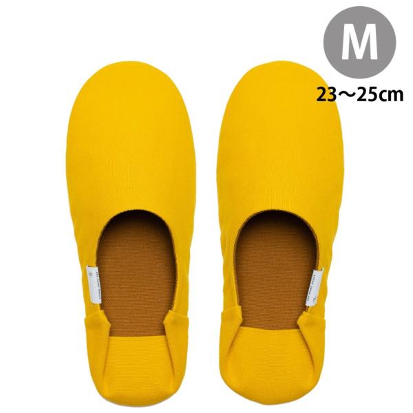 バブーシュ・帆布 Mustard Yellow マスタードイエロー Mサイズ 23-25cm ABE...