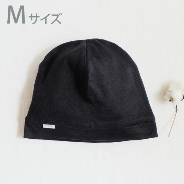 niko* インナー帽子 slow &amp; easy ブラック Mサイズ◆54-57cm スロー＆イージ...