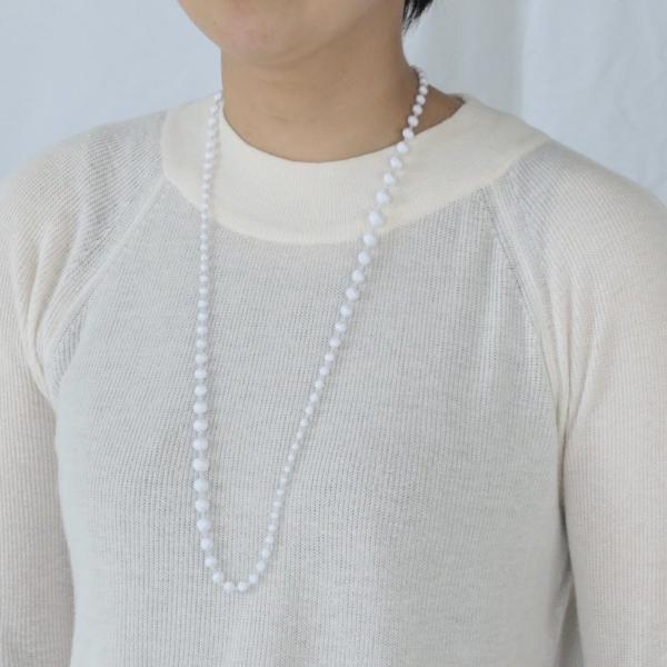 トリプルオゥ ネックレス スフィア・プラス 80 誕生石カラー 4月 ダイヤモンドホワイト SP60...