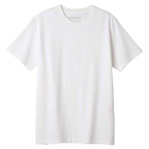 People Tree オーガニックコットン ベーシックＴシャツ エコホワイト ◆ピープルツリー ユニセックス S/M/L 綿100％ コットンウェアー 無地 リラックス｜yasac