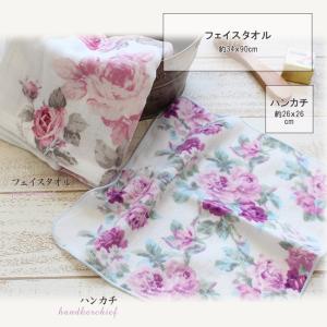 ハンカチ ガーゼタオル 日本製 薄手 速乾 花...の詳細画像5