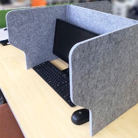 吸音ブーススタンド 幅80 ( 防音 吸音 Felmenon パーテーション コンパクト 感染予防 ...