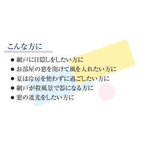 網戸の目隠しシート ( 室内窓専用 網戸 日よ...の詳細画像4