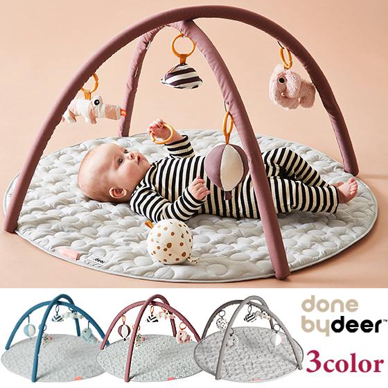 Done by Deer アクティビティ プレイマット ベビージム おしゃれ 出産祝い プレゼント ...
