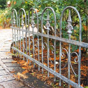 花壇 柵 ガーデンフェンス 刺すだけ アイアンフェンス 西洋 シャビー
