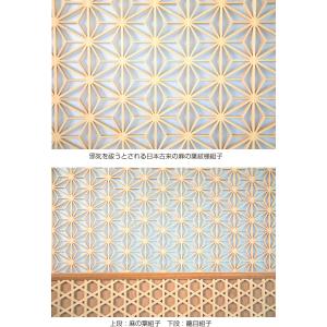 麻の葉組子衝立 1連 ついたて パーテーション...の詳細画像3
