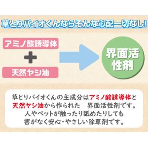 除草剤 安全 草とりバイオくん 2本組 根まで...の詳細画像3