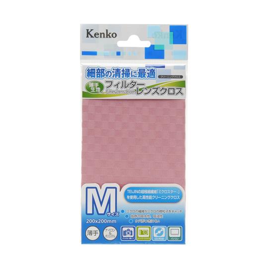 Kenko フィルターレンズクロス M ピンク　KCL-FLCM-GPK