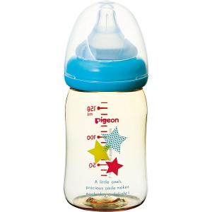 Pigeon 母乳実感 哺乳びん プラスチック製 スター柄 160ml