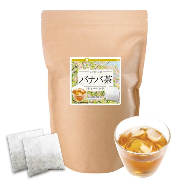 バナバ茶 ティーパック (フィリピン産)【2g× 1960包 】 健康茶 お茶 送料無料 140包 ...