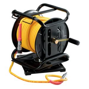 HiKOKI　0089-0295　高圧エアホースリール(ロックキャップソケット付)　回転式　普及タイプ　エアホース30m(ホース内径6mm)付