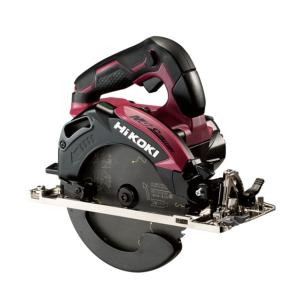 HiKOKI   165mm 36Vコードレス丸のこ C3606DA(SK)(NNR)フレアレッド　黒鯱チップソー付