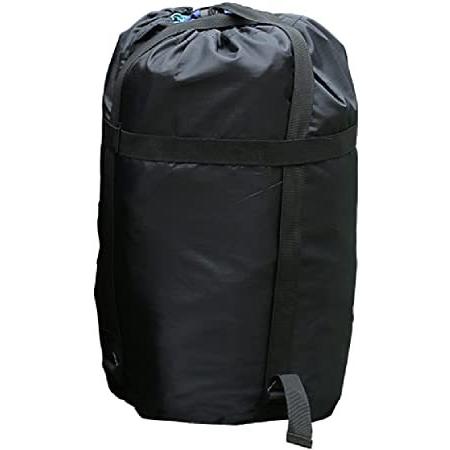 コンプレッションバッグ 寝袋用 圧縮袋 軽量 圧縮バッグ 収納袋 スタッフバッグ ケース 耐摩耗 シ...