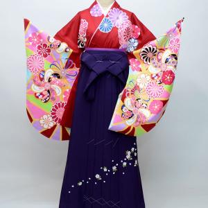 着物袴セット ジュニア用へ直し 144cm〜150cm 青系 京のちたる 袴変更 