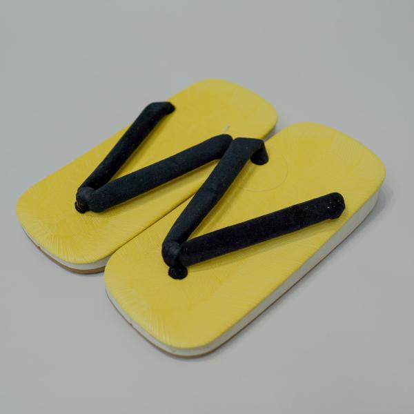 雪駄 草履 男性用 無地 黒鼻緒 スポンジ台 24cm/25cm/26cm/27cm/28cm 新品...