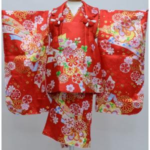 七五三 三歳 女児 正絹 被布着物フルセット 半...の商品画像