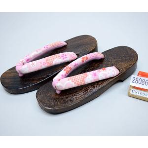 下駄 焼き 桐下駄 女性用 フリーサイズ 適合足サイズ23.5cm〜24.5cm 新品（株）安田屋 NO28086