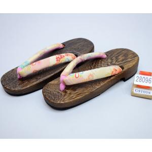 下駄 焼き 桐下駄 女性用 フリーサイズ 適合足サイズ23.5cm〜24.5cm 新品（株）安田屋 NO28096