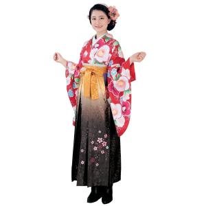 二尺袖 着物 袴フルセット ボヌールセゾン 袴色変更可能 白地 卒業式に 