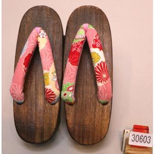 下駄 焼き 桐下駄 女性用 フリーサイズ 適合...の詳細画像1