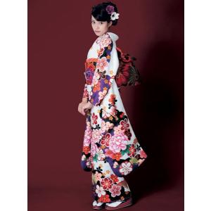 振袖・帯・襦袢・重衿 4点セット HL アッシュエル 成人式