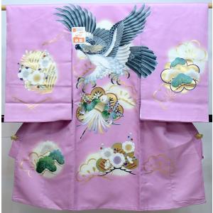 お宮参り 産着 女児 女の子 正絹 のしめ 金刺繍 祝着 初着 一つ身 新品
