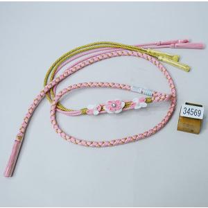 帯締め 正絹 飾り大 飾り玉 豪華金糸入 白色 振袖 浴衣 メール便可