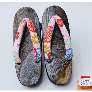 下駄 焼き 桐下駄 女性用 フリーサイズ 24...の詳細画像1