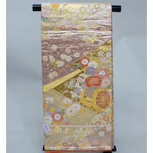 袋帯 正絹 六通 仕立て上がり 振袖用 留袖用 訪問着用 NO36455 