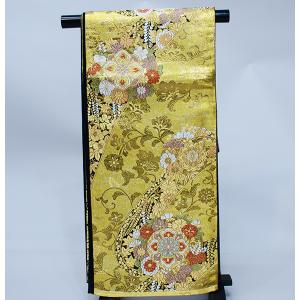 株）安田屋☆新品正絹西陣織袋帯仕立て有り☆Vivd☆x14910940