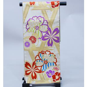 袋帯 正絹 六通 仕立て上がり 振袖用 留袖用 訪問着用 NO36440