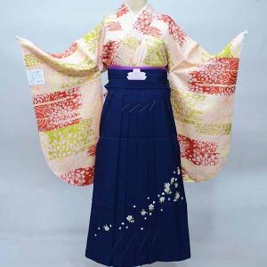 二尺袖 着物 袴 フルセット 染加工は日本 生地と縫製は海外 着物丈は 