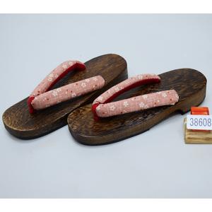 下駄 焼き 桐下駄 女性用 24cm フリーサイズ 適合足サイズ23.5cm〜24.5cm 新品（株）安田屋 NO38608