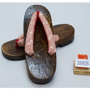 下駄 焼き 桐下駄 女性用 24cm フリーサ...の詳細画像1