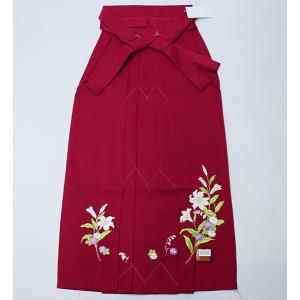 刺繍袴 雪輪と桜 単品 女性用 行灯袴 袴丈87 91 95cm 黒色 ヘラあり 袴 刺繍袴 雪輪と桜 単品 女性用 行灯袴 袴丈87cm 91cm 95cm S M L