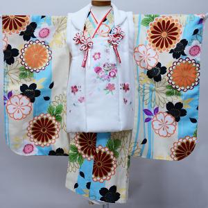 七五三 三歳 女児 被布着物フルセット 被布に刺...の商品画像