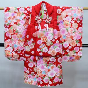 七五三 三歳 女児 被布着物セット 正絹 夢想 ...の商品画像